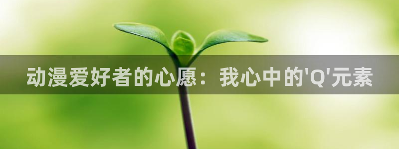 风车动漫(p)_专注动漫的：动漫爱好者的心愿：我心中的\'Q\'元素